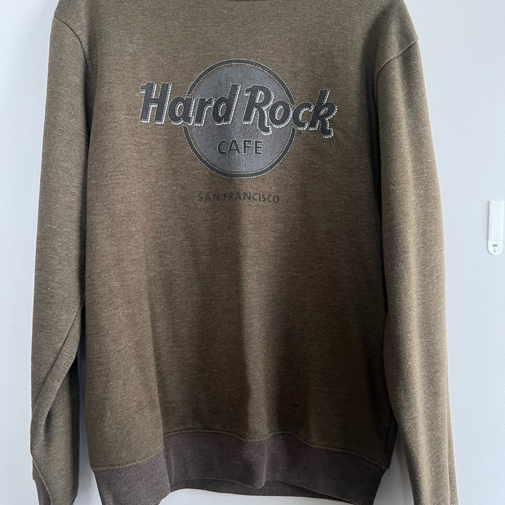 Hard Rock Cafe Brown/Greenish Sweater